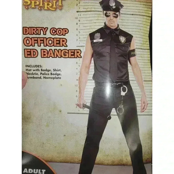 Spirit Halloween Other - Dirty Cop Officer Ed Banger